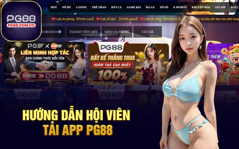 Hướng dẫn hội viên tải app PG88